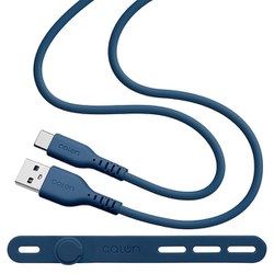 calon 充電ケーブル 1m USB-A to Type-C シリコン ネイビー R10CAAC3A06NV