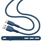 calon 充電ケーブル 1m USB-A to Type-C シリコン ネイビー R10CAAC3A06NV