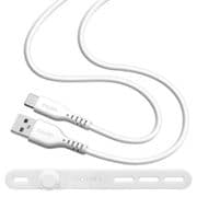 calon 充電ケーブル 1m USB-A to Type-C シリコン ホワイト R10CAAC3A06WH