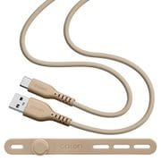 calon 充電ケーブル 1m USB-A to Type-C シリコン トープ R10CAAC3A06TA