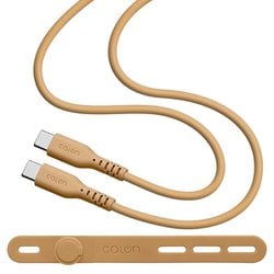 calon 充電ケーブル 1m Type-C to Type-C シリコン サンドベージュ R10CACC3A04SBE