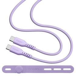 calon 充電ケーブル 1m Type-C to Type-C シリコン ライトパープル R10CACC3A04LPU