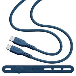 calon 充電ケーブル 1m Type-C to Type-C シリコン ネイビー R10CACC3A04NV