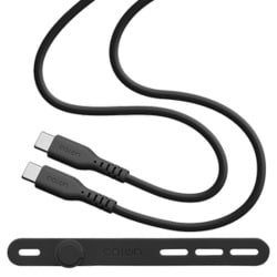 calon 充電ケーブル 1m Type-C to Type-C シリコン チャコールグレー R10CACC3A04CGRY