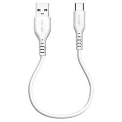 calon 充電ケーブル 20cm USB-A to Type-C ホワイト R02CAAC3A06WH
