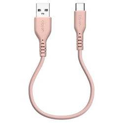 calon 充電ケーブル 20cm USB-A to Type-C スモーキーピンク R02CAAC3A06SPK