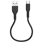 calon 充電ケーブル 20cm USB-A to Type-C チャコールグレー R02CAAC3A06CGRY