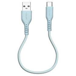 calon 充電ケーブル 20cm USB-A to Type-C スモーキーブルー R02CAAC3A06SBL