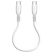 calon 充電ケーブル 20cm Type-C to Type-C シリコン ホワイト R02CACC3A04WH