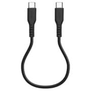 calon 充電ケーブル 20cm Type-C to Type-C シリコン チャコールグレー R02CACC3A04CGRY