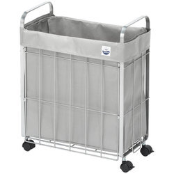 ランドリーバスケット 折りたたみ サンバッサ S＆W ワイヤーバスケット 25L グレー SWWB-25GY