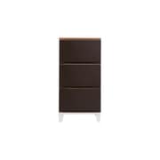チェスト ルームスシェード木天板 3段 幅34×奥行42×高さ68.5cm ブラウン RSDM-S343BR