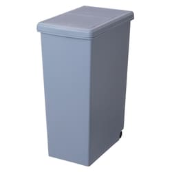 ゴミ箱 45L スライドペール 無地 ふた付き （ ごみ箱 30リットル スリム スライド蓋 キッチン 分別 ダストボックス 縦型 蓋つき キャスター付き 袋止め付き ゴミ箱 45L 同色2個セット ユニード スライドペール （ UNEED ごみ箱 45リットル 同色 2個セット 棚下OK ふた付き スライド式  スリム 分別 シンプル おしゃれ ホワイト ブラック 無地 キッチン 袋が見えない 袋止め付 ） 39ショップ | インテリアパレット