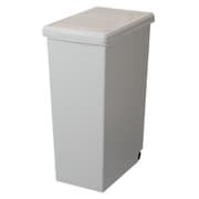 ゴミ箱 30L スライドペール 無地 ふた付き ミルクティーベージュ