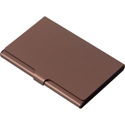 限定 アルミカードケースS ダークブラウン CHA1329E