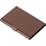 限定 アルミカードケースS ダークブラウン CHA1329E