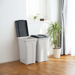 新輝合成 トンボ ゴミ箱 連結可能 蓋付き 分別 45リットル チャコールブラ Amazon｜新輝合成 トンボ ゴミ箱 連結可能 70リットル カーキ