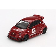 MGT00963-L 1/64 アバルト 595 LB-WORKS x Abas Works レッド（左ハンドル） [ダイキャストミニカー]