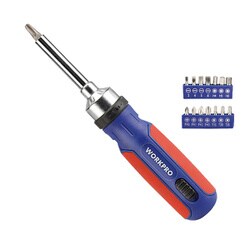 WP221061 [ラチェットドライバーセット ビット14本入り 72ギア]