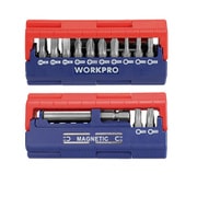 WP221062 [ホルダー付ビットセット 13PC プラスビット マイナスビット トルクスビット]
