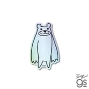 NYA-006 にゃんこ大戦争 ホログラムステッカー クマ先生