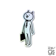 NYA-008 にゃんこ大戦争 ホログラムステッカー ネコリーマン