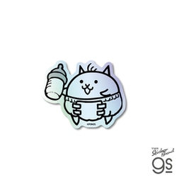 NYA-014 にゃんこ大戦争 ホログラムステッカー ねこベビー