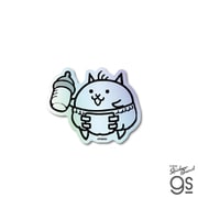 NYA-014 にゃんこ大戦争 ホログラムステッカー ねこベビー