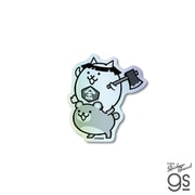 NYA-016 にゃんこ大戦争 ホログラムステッカー きんたろう
