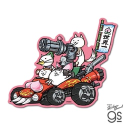 NYA-027 にゃんこ大戦争 ビッグサイズステッカー 爆走兄弟 ピーチジャスティス
