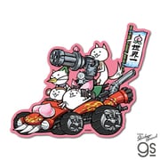 NYA-027 にゃんこ大戦争 ビッグサイズステッカー 爆走兄弟 ピーチジャスティス