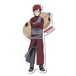 NRT-007 NARUTO-ナルト- 疾風伝 ダイカットビニールステッカー 我愛羅