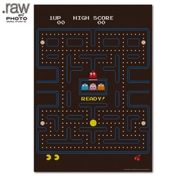 PAC-MAN フォトアートポスター READY！