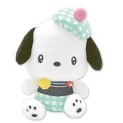 210852-25 サンリオキャラクターズ ぬいぐるみ S ギンガムデニム ポチャッコ