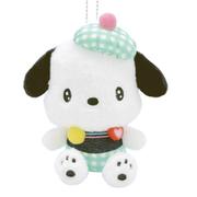 210913-25 サンリオキャラクターズ ボールチェーンマスコット ギンガムデニム ポチャッコ