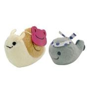 211088-25 かえるのピクルス ぬいぐるみ にっこり縁日 ベイビーちゃん&かたつむりくん