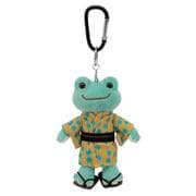 211095-25 かえるのピクルス カラビナマスコット にっこり縁日 イエロー