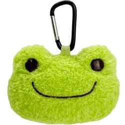 211217-25 かえるのピクルス フェイスぬいぐるみエコバッグ グリーン