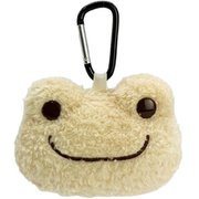211224-25 かえるのピクルス フェイスぬいぐるみエコバッグ ベージュ