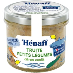 H3-02 [HENAFF（エナフ） 魚と野菜のスプレッド レモン風味 90g （ニジマス ワイン おつまみ フランス産 ペアリング）]