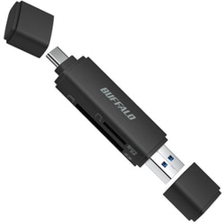 Type-C/Type-A接続 USB3.2 Type-Cカードリーダー BSCR130U3CBK