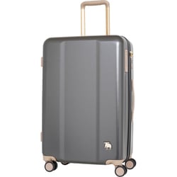 スーツケース ハード/ファスナータイプ 旅行日数目安：5～6泊 66L TSAロック搭載 機内持ち込み不可 ダークグレー/ネイビー MZ-0844-61 ダークグレー/ネイビー