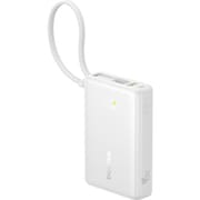 PicoGo モバイルバッテリー 45W 10000mAh Cケーブル内蔵 Moon White P10076803213-00