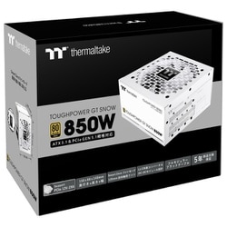 Thermaltake Toughpower GT 850W 電源ユニット白 ThermaltakeThermaltake TOUGHPOWER GT 850W ATX 3.1 US Thermaltake