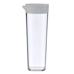 ピッチャー 冷水筒 1.1L ドリンクビオ 横置き 縦置き 耐熱 プラスチック グレー2 D-112