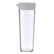 D-112 [ピッチャー 冷水筒 1.1L ドリンクビオ 横置き 縦置き 耐熱 プラスチック グレー2]