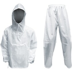 W-301-WH-3L [W-301 上下組白ヤッケ ホワイト 3L]