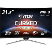 湾曲ゲーミングモニター/31.5型/WQHD(2560×1440)/RAPID VAパネル/ノングレア/DisplayHDR 400/280Hz/0.5ms(GTG)/HDMI×2 DP×1 USB-C×1 MPG 325CQRXF