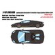 EM598B 1/43 Lamborghini Aventador S Roadster Japan Limited Edition 2021 ネロプルソ/オレンジストライプ [レジンキャストミニカー]