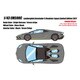 EM598C 1/43 Lamborghini Aventador S Roadster Japan Limited Edition 2021 グリジオバルカノ/グリーンストライプ [レジンキャストミニカー]